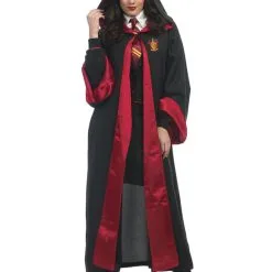 Disfraz De Harry Potter Para Mujer, Túnica De Gryffindor, Uniforme Y Corbata, Halloween