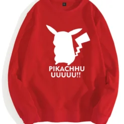 Sudadera Con Capucha De Anime Negro Pikachu Imprimir Cuello Redondo Sudadera Mercancía De Anime Halloween -Halloween Ventas 201905171430214453854