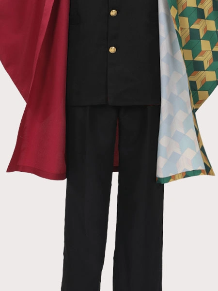 Halloween Disfraz Carnaval Demon Slayer Kimetsu No Yaiba Cosplay Impresión Geométrica Agatsuma Zenitsu 3 Piezas Set De Cosplay Halloween Carnaval 5 Halloween Disfraz Carnaval Demon Slayer Kimetsu No Yaiba Cosplay Impresión Geométrica Agatsuma Zenitsu 3 Piezas Set De Cosplay Halloween Carnaval - Imagen 3