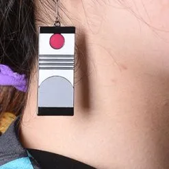 Halloween Disfraz Carnaval Anime Japonés Cosplay Prop Demon Slayer Kimetsu No Yaiba Kamado Tanjirou Pendiente Halloween Carnaval -Halloween Ventas 201905231700081962284