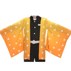 Halloween Disfraz Carnaval Demon Slayer Kimetsu No Yaiba Set De Cosplay Agatsuma Zenitsu Anaranjado Traje De Cosplay Halloween Carnaval -Halloween Ventas 201905231700130769890