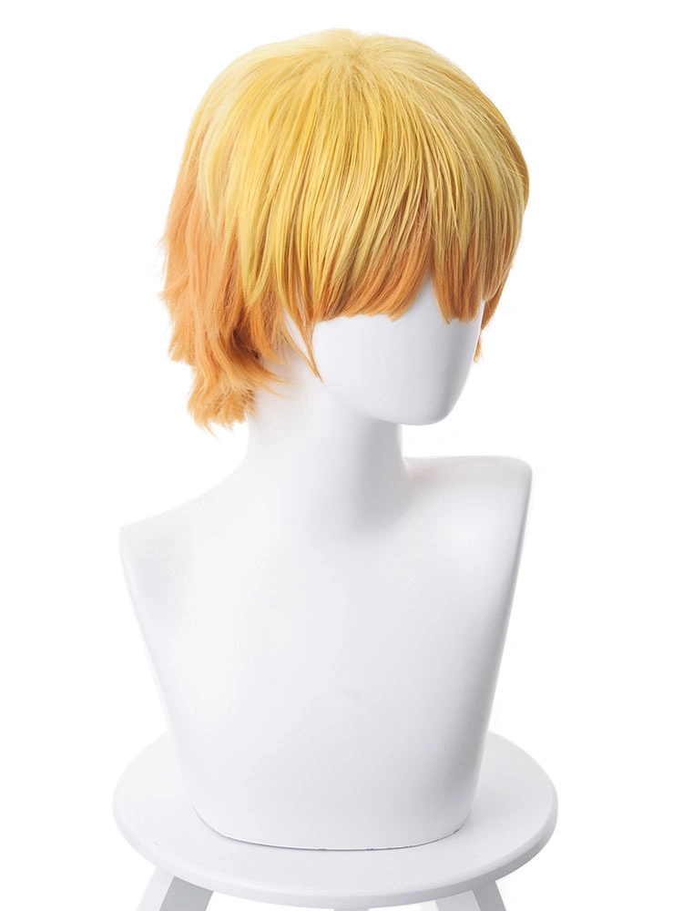 Halloween Disfraz Carnaval Peluca Anaranjada De Anime Demon Slayer Kimetsu No Yaiba Agatsuma Zenitsu Anime Japonés Pelucas Cortas De Cosplay Halloween Carnaval 8 Halloween Disfraz Carnaval Peluca Anaranjada De Anime Demon Slayer Kimetsu No Yaiba Agatsuma Zenitsu Anime Japonés Pelucas Cortas De Cosplay Halloween Carnaval - Imagen 6