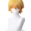 Halloween Disfraz Carnaval Peluca Anaranjada De Anime Demon Slayer Kimetsu No Yaiba Agatsuma Zenitsu Anime Japonés Pelucas Cortas De Cosplay Halloween Carnaval -Halloween Ventas 201905281105129787785