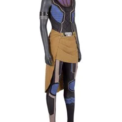 Halloween Carnaval Traje De Película De Cosplay Negro Parduzco Piel Sintética Pantera Negra Shuri Marvel Comics Cosplay -Halloween Ventas 201908281546482458034