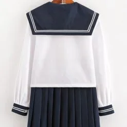 Halloween Carnaval Traje De Uniforme Escolar Uniforme Escolar Lazos De Poliéster Blanco Artículos De Anime -Halloween Ventas 201912021839532972664