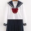 Halloween Carnaval Traje De Uniforme Escolar Uniforme Escolar Lazos De Poliéster Blanco Artículos De Anime 2 Halloween Carnaval Traje De Uniforme Escolar Uniforme Escolar Lazos De Poliéster Blanco Artículos De Anime -Halloween Ventas 201912021839542868836