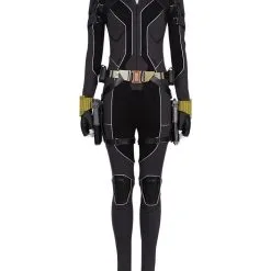 Halloween Black Widow Cosplay Natasha PU Mono Cosplay Disfraz