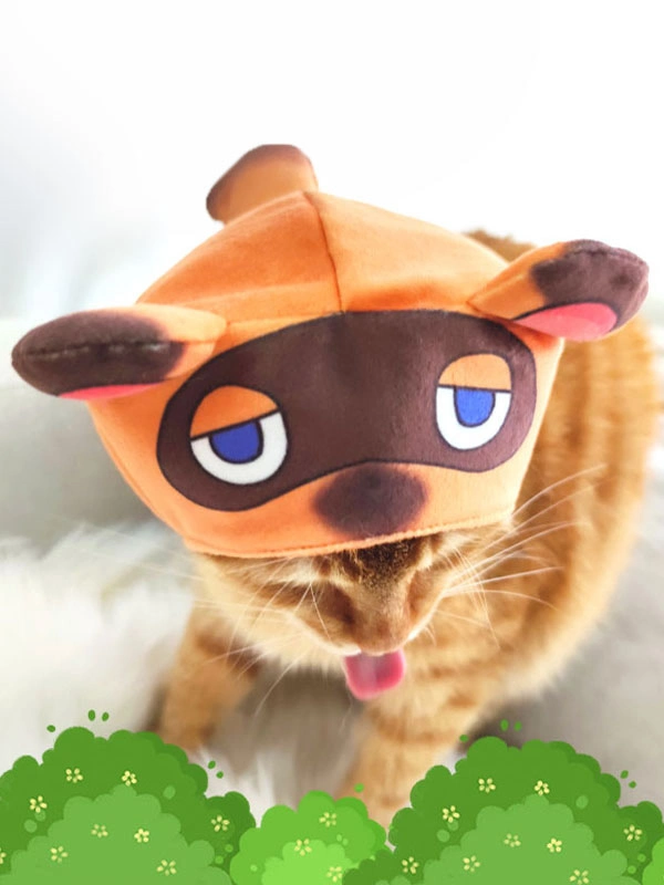 Halloween Traje De Cosplay Sombrero Animal Crossing New Horizon Tom Nook Sombrero Admiten Apoyo De La Foto Del Animal Doméstico 7 Halloween Traje De Cosplay Sombrero Animal Crossing New Horizon Tom Nook Sombrero Admiten Apoyo De La Foto Del Animal Doméstico - Imagen 5