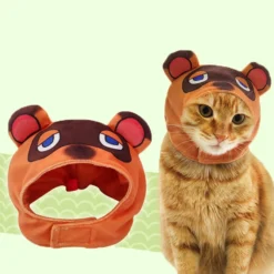 Halloween Traje De Cosplay Sombrero Animal Crossing New Horizon Tom Nook Sombrero Admiten Apoyo De La Foto Del Animal Doméstico
