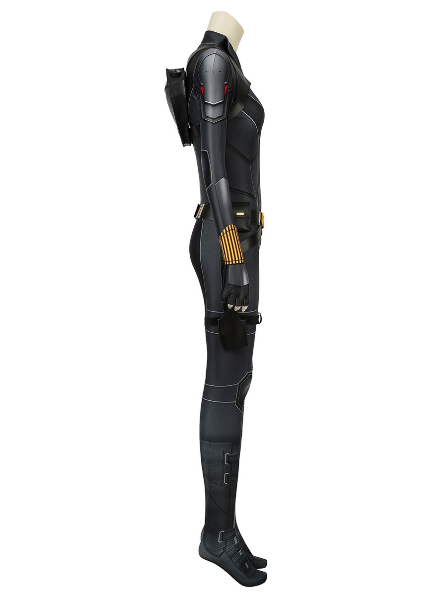 Halloween Marvel Comics Negro Widow Natasha Romanova Cosplay Negro Catsuit Zentai 4 Halloween Marvel Comics Negro Widow Natasha Romanova Cosplay Negro Catsuit Zentai - Imagen 2