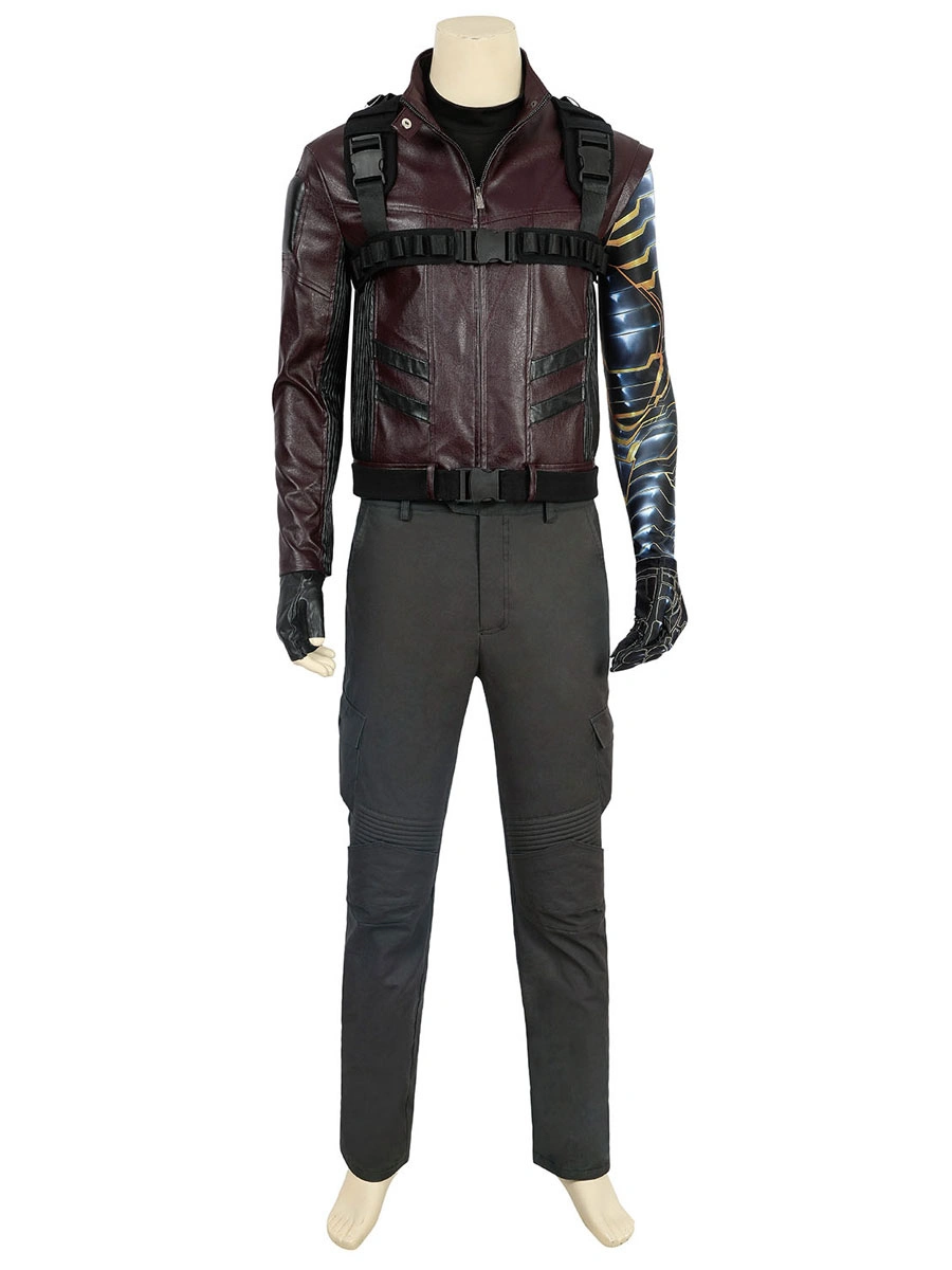 Halloween Marvel Comics Winter Soldier Bucky Barnes Disfraz De Cosplay 3 Halloween Marvel Comics Winter Soldier Bucky Barnes Disfraz De Cosplay