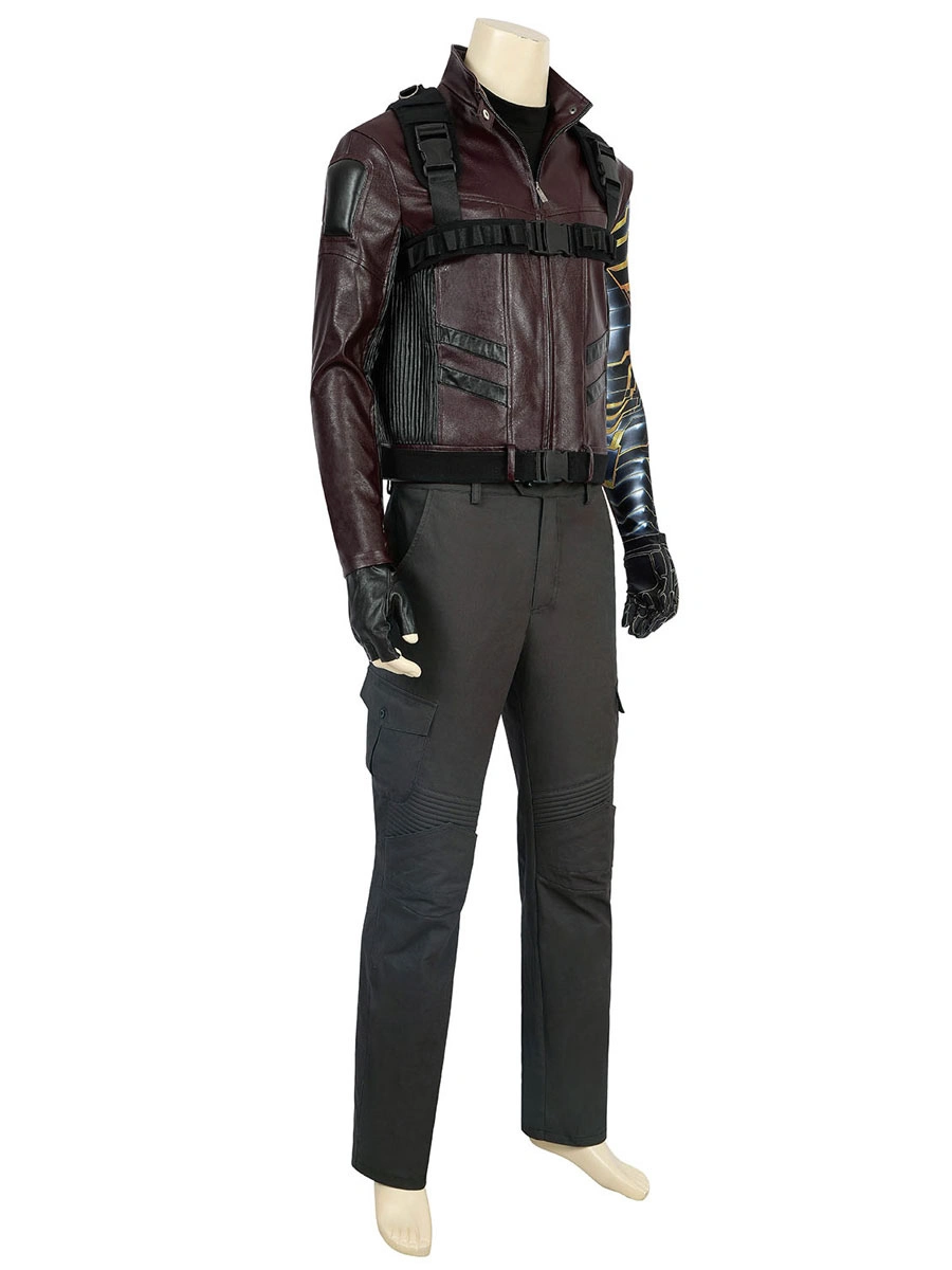 Halloween Marvel Comics Winter Soldier Bucky Barnes Disfraz De Cosplay 6 Halloween Marvel Comics Winter Soldier Bucky Barnes Disfraz De Cosplay - Imagen 4