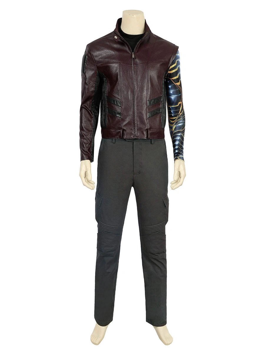 Halloween Marvel Comics Winter Soldier Bucky Barnes Disfraz De Cosplay 8 Halloween Marvel Comics Winter Soldier Bucky Barnes Disfraz De Cosplay - Imagen 6