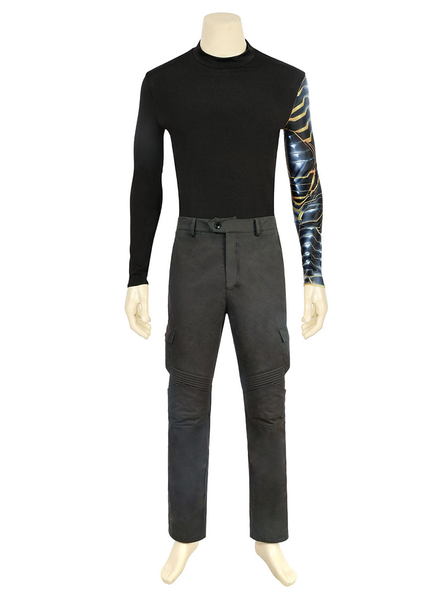 Halloween Marvel Comics Winter Soldier Bucky Barnes Disfraz De Cosplay 7 Halloween Marvel Comics Winter Soldier Bucky Barnes Disfraz De Cosplay - Imagen 5