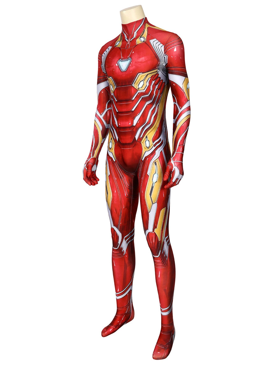 Halloween Zentai Del Traje De Cosplay Del Mono Marvel Avengers Iron Man, Tony Stark 5 Halloween Zentai Del Traje De Cosplay Del Mono Marvel Avengers Iron Man, Tony Stark - Imagen 3