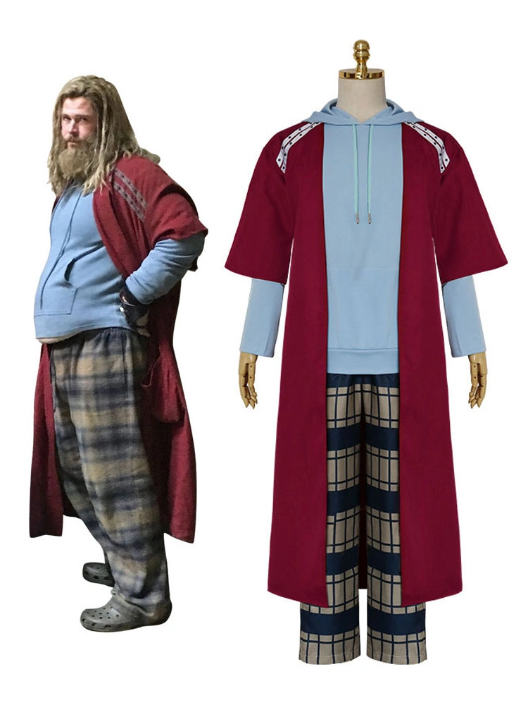 Marvel Avengers Endgame Fat Thor Traje Cosplay Disfraz Halloween 3 Marvel Avengers Endgame Fat Thor Traje Cosplay Disfraz Halloween