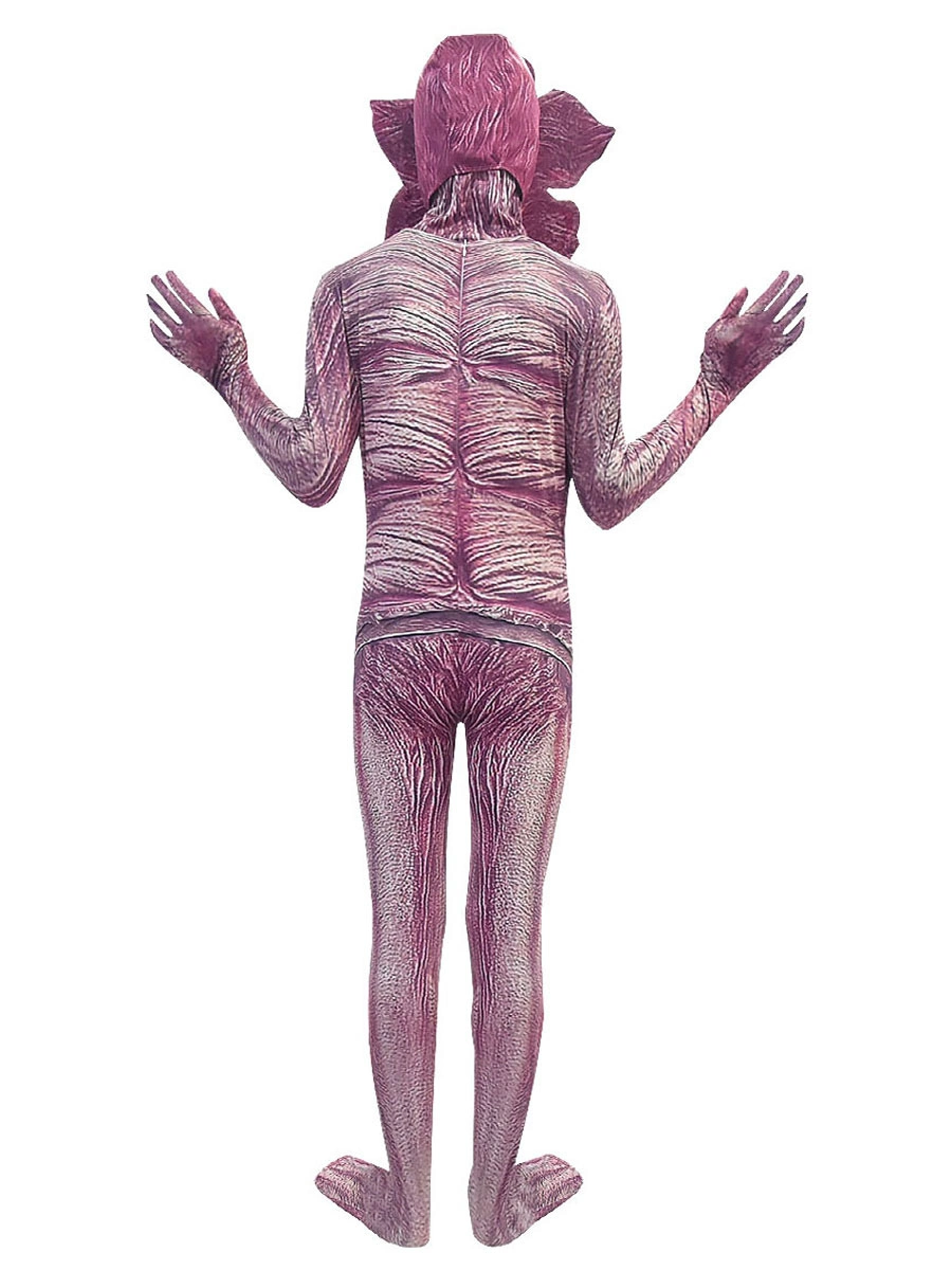 Stranger Things Demogorgon Cosplay Disfraz Halloween Zentai Traje Y Máscara 4 Stranger Things Demogorgon Cosplay Disfraz Halloween Zentai Traje Y Máscara - Imagen 2
