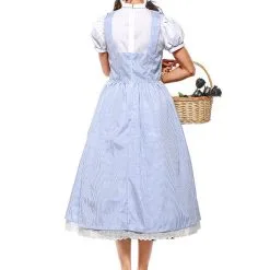 El Mago De Oz Dorothy Dress Disfraz De Cosplay Halloween -Halloween Ventas 202009011025399616733