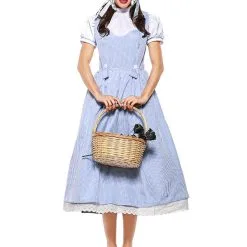 El Mago De Oz Dorothy Dress Disfraz De Cosplay Halloween -Halloween Ventas 202009011025407563114
