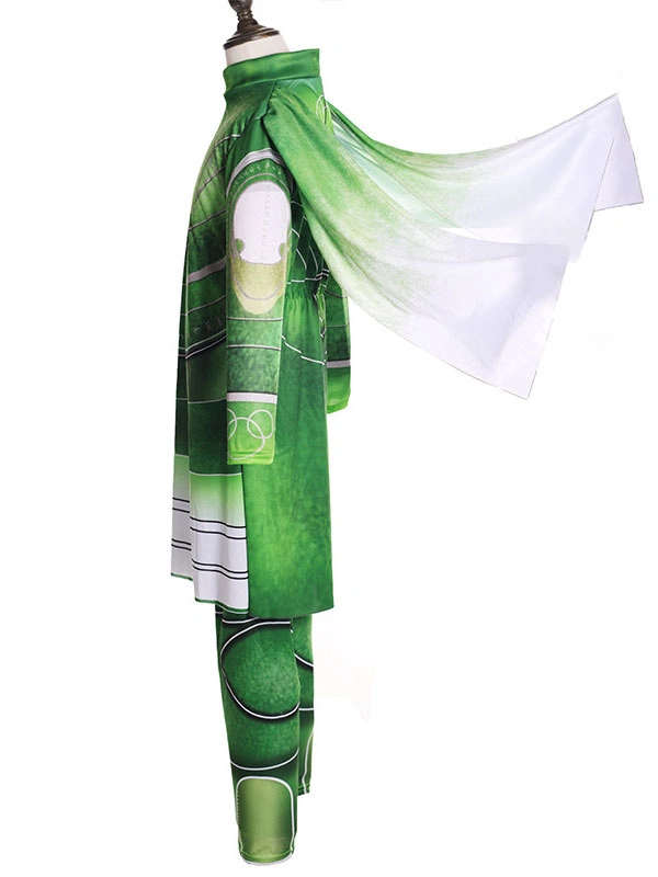 Niños Halloween Cosplay Green Top Pantalones Polyester Set Niños Cosplay Disfraces 6 Niños Halloween Cosplay Green Top Pantalones Polyester Set Niños Cosplay Disfraces - Imagen 5