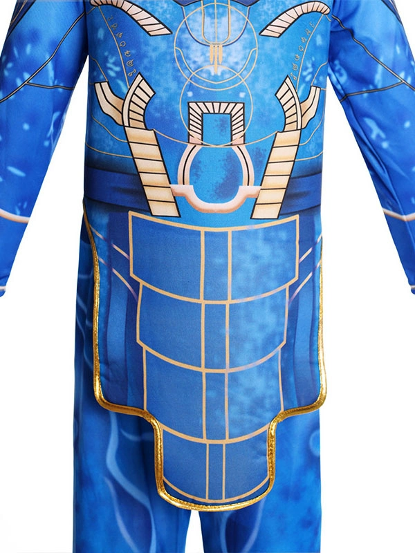 Niños Halloween Cosplay Azul Pantalones Calzado Poliéster Conjunto Niños Cosplay Disfraces 9 Niños Halloween Cosplay Azul Pantalones Calzado Poliéster Conjunto Niños Cosplay Disfraces - Imagen 7