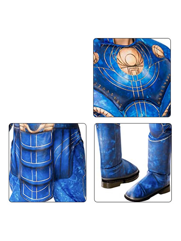 Niños Halloween Cosplay Azul Pantalones Calzado Poliéster Conjunto Niños Cosplay Disfraces 8 Niños Halloween Cosplay Azul Pantalones Calzado Poliéster Conjunto Niños Cosplay Disfraces - Imagen 6