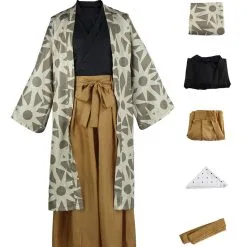 Demon Slayer: Kimetsu No Yaiba Haganezuka Hotaru Kimono Cosplay Set Trajes Halloween Carnival Suit -Halloween Ventas 202207051140356321846
