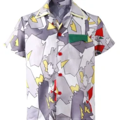 TV Drama Stranger Things Temporada 4 Dustin Henderson Impreso Camisa De Manga Corta Disfraz De Cosplay De Halloween -Halloween Ventas 202207251354066886660