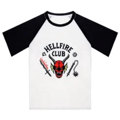 TV Drama Stranger Things Temporada 4 The Hellfire Club Camisa De Manga Corta Disfraz De Cosplay De Halloween 10 TV Drama Stranger Things Temporada 4 The Hellfire Club Camisa De Manga Corta Disfraz De Cosplay De Halloween -Halloween Ventas 202207251354088684273