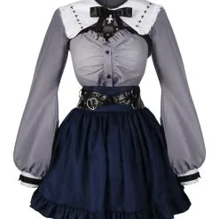 Vtuber Nijisanji Kuzuha Sanya Mujeres Vestido Trajes Halloween Cosplay Disfraces