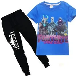 Halloween Carnaval Juego De Pijamas De Pijamas Azules Fortnite Juego De Pijamas Halloween