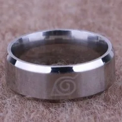 Halloween Carnaval Anillo De Titanio Naruto Anime Cosplay Para Hombre