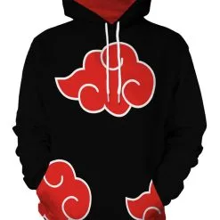 Halloween Carnaval Naruto Akatsuki Anime Cosplay Hoodie
