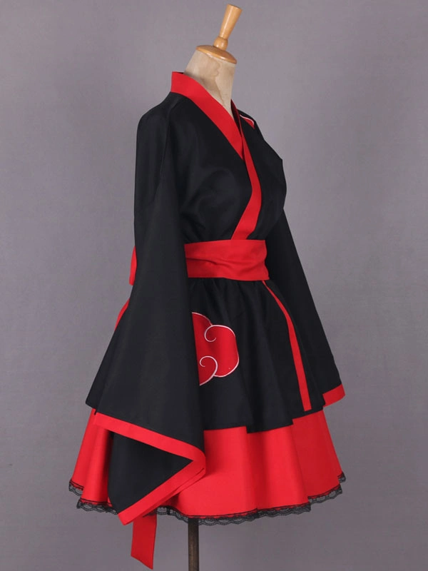 Naruto Akatsuki Lolita Vestido Cosplay Disfraz Halloween 4 Naruto Akatsuki Lolita Vestido Cosplay Disfraz Halloween - Imagen 2