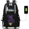 Halloween Carnaval Mochila De Anime Fortnite Battle Royale Mochila Estampado Mochila De Lona Negra Con USB Adaptador Anime Periférico Halloween -Halloween Ventas 8bea44bb 47aa 48b7 bebc 5c5e4e284733