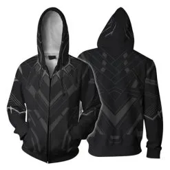 Halloween Carnaval Marvel Comics Black Panther Halloween Cosplay Sudadera Con Capucha