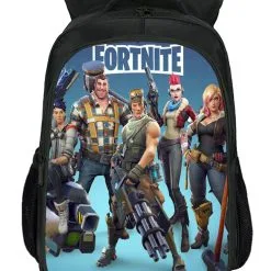 Halloween Carnaval Mochila De Anime Fortnite Battle Royale Mochila Estampado Mochila De Lona Negra Camping Anime Periférico Halloween