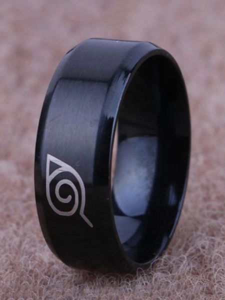 Halloween Carnaval Anillo De Titanio Naruto Anime Cosplay Para Hombre 5 Halloween Carnaval Anillo De Titanio Naruto Anime Cosplay Para Hombre - Imagen 3