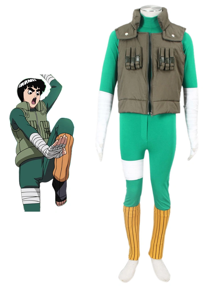 Halloween Naruto Rock Lee Halloween Cosplay Costume 3 Halloween Naruto Rock Lee Halloween Cosplay Costume