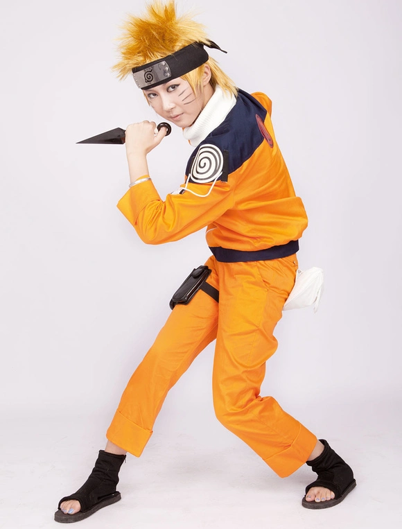 Halloween Traje Para Cosplay De Uzumaki De Naruto 4 Halloween Traje Para Cosplay De Uzumaki De Naruto - Imagen 2