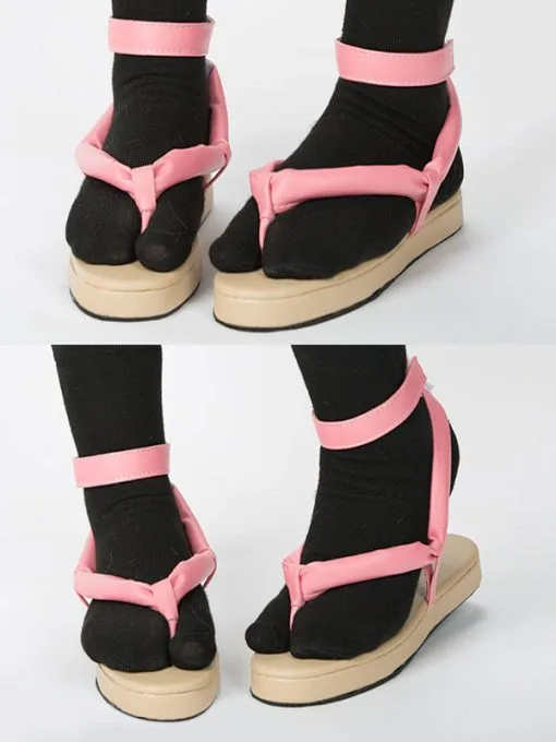 Halloween Disfraz Carnaval Demon Slayer Kimetsu No Yaiba Cosplay Kamado Nezuko Pink Faux Leather Cosplay Sandalia Carnaval -Halloween Ventas aa097888 5a5a 4086 ad5a 0745d8ef730c