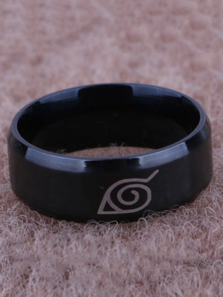 Halloween Carnaval Anillo De Titanio Naruto Anime Cosplay Para Hombre 4 Halloween Carnaval Anillo De Titanio Naruto Anime Cosplay Para Hombre - Imagen 2