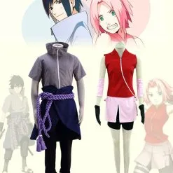 Halloween Disfraz Carnaval Traje Para Cosplay De Naruto De Uchiha Sasuke De Naruto Con Pantalones+protector De Muñecas+Delantal Sin Peto+con Top+Faja Elástica Carnaval -Halloween Ventas c205070c 754a 47bf ab66 adc246be7a4c