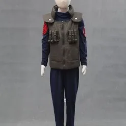 Halloween Traje Para Cosplay De Naruto De Naruto Con Chaleco+con Top+con Pantalones