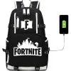 Halloween Carnaval Mochila De Anime Fortnite Battle Royale Mochila Estampado Mochila De Lona Negra Con USB Adaptador Camping Anime Periférico Halloween -Halloween Ventas cbd18330 6975 4117 8dd0 c43e4bcf4297