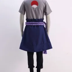 Halloween Disfraz Carnaval Traje Para Cosplay De Naruto De Uchiha Sasuke De Naruto Con Pantalones+protector De Muñecas+Delantal Sin Peto+con Top+Faja Elástica Carnaval -Halloween Ventas d7d11dc1 019e 443a ad28 7906f43adfd1