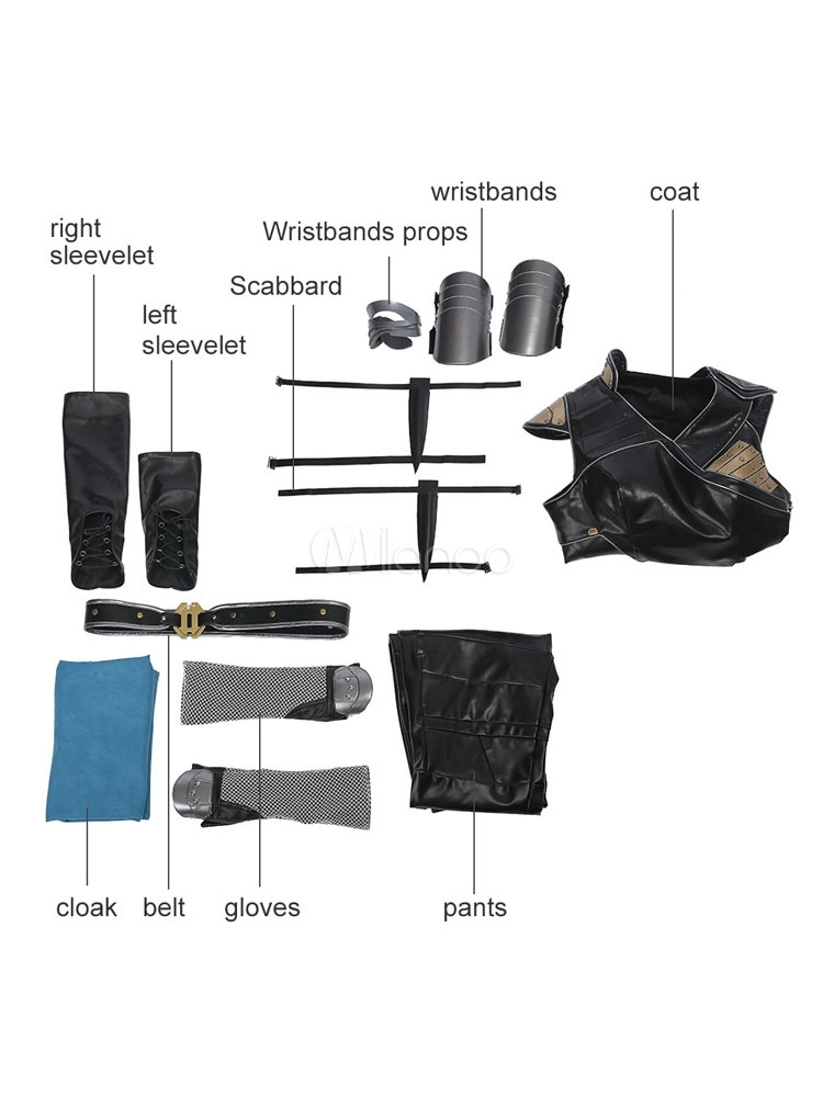 Halloween Carnaval Disfraz Marvel Comics Marvel Cómics Sets Con Chaleco&con Cinturón&con Guantes&con Mangotes&con Manto&con Accesorio&con Pantalones 10 Halloween Carnaval Disfraz Marvel Comics Marvel Cómics Sets Con Chaleco&con Cinturón&con Guantes&con Mangotes&con Manto&con Accesorio&con Pantalones - Imagen 8