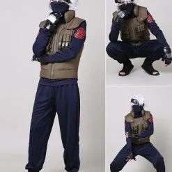 Halloween Naruto Hatake Kakashi Halloween Cosplay Disfraz