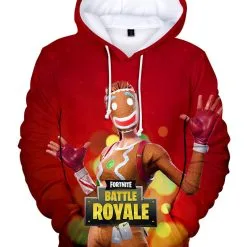 Halloween Carnaval Fortnite Sudadera Con Capucha De Navidad Para Adultos 2023 Roja Sudadera Con Capucha De Navidad Halloween