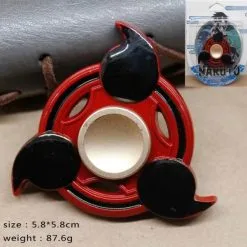 Halloween Carnaval Fidget Spinner De Metal De Naruto Negro Para Hombre
